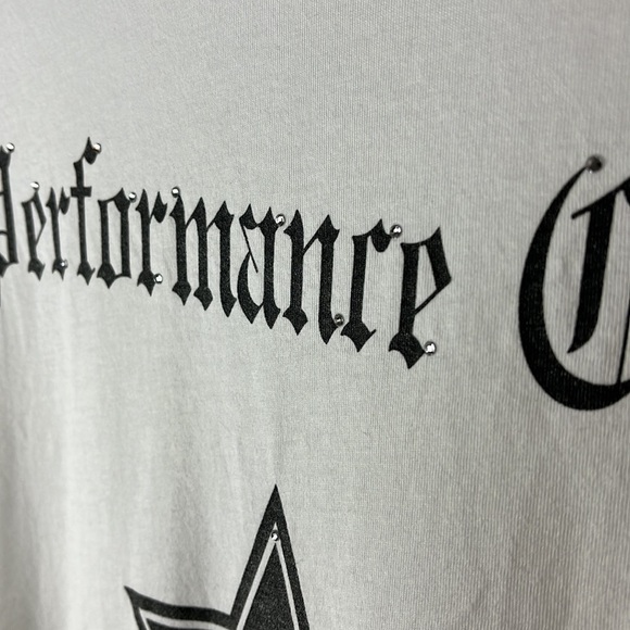 Hyp tshirt Performance Cycle print studded Sz L - Picture 5 of 7